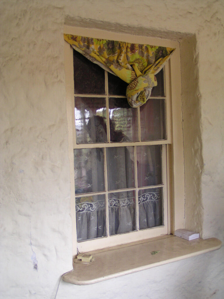 Window of house at Mac'sfield